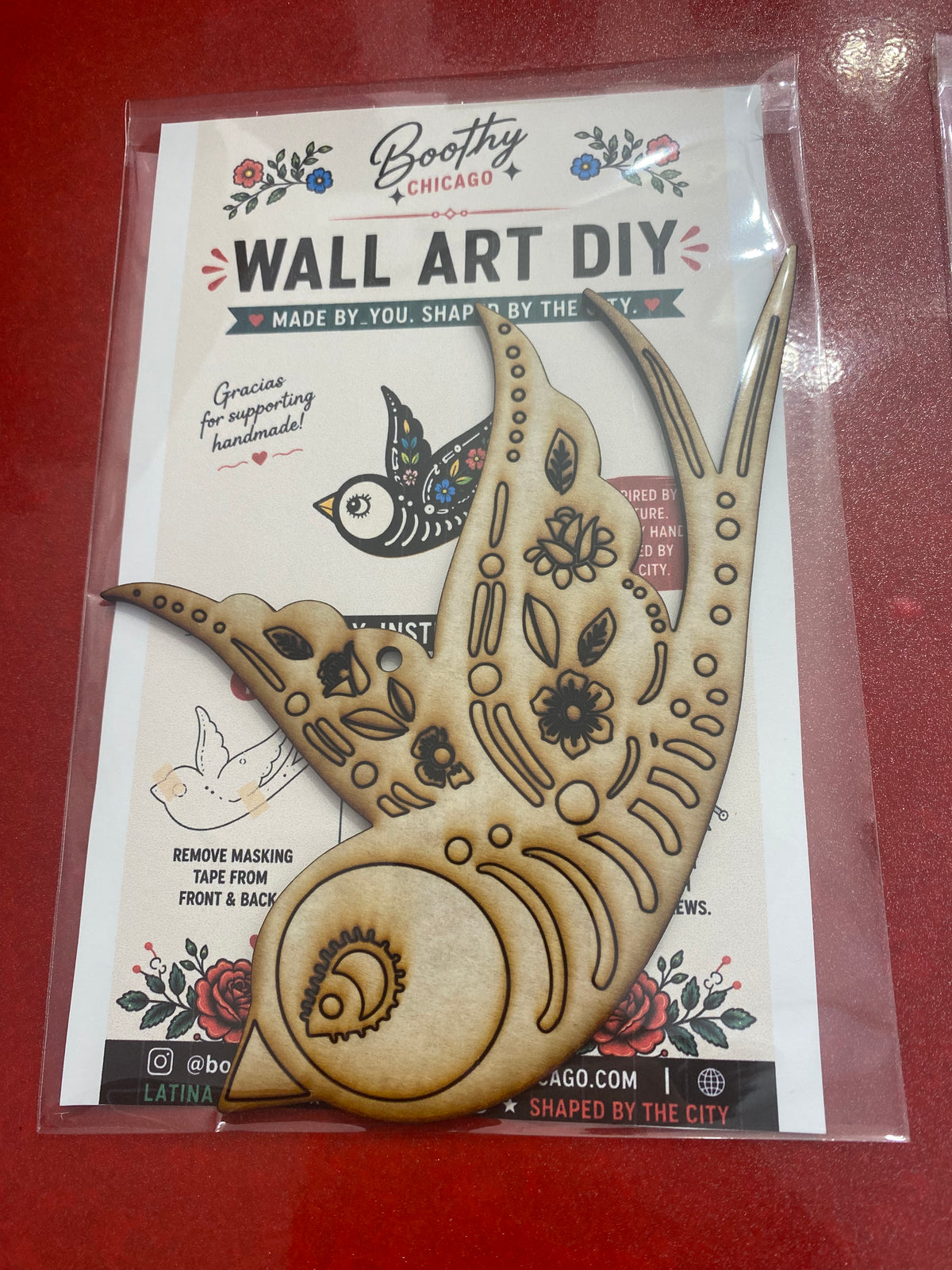 Sparrow Wall Art DIY kit