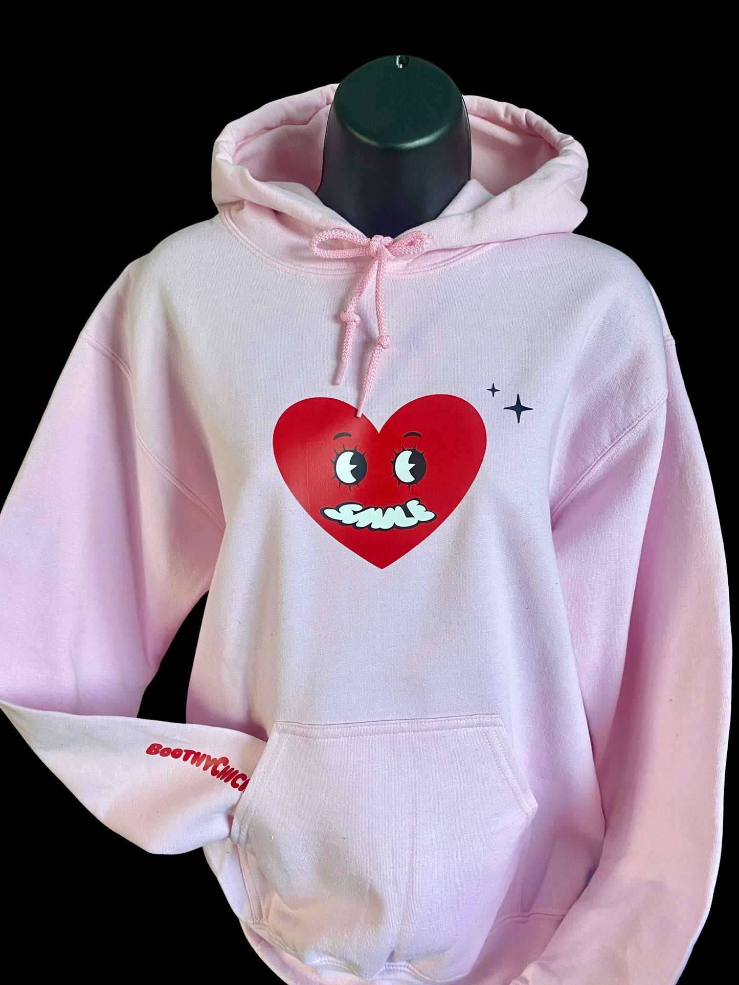 SMILE sweetheart hoodie