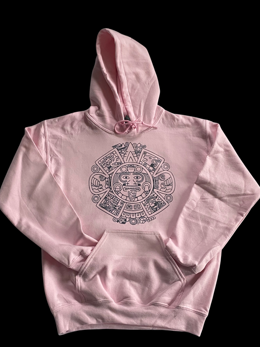 PINK AZTEC HOODIE