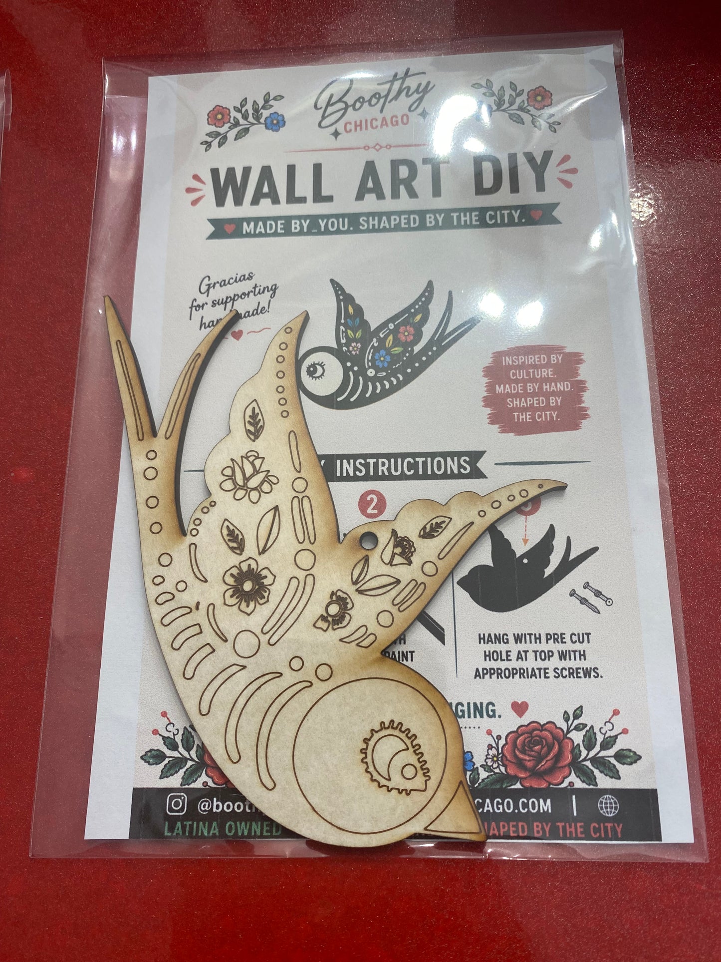 Sparrow Wall Art DIY kit